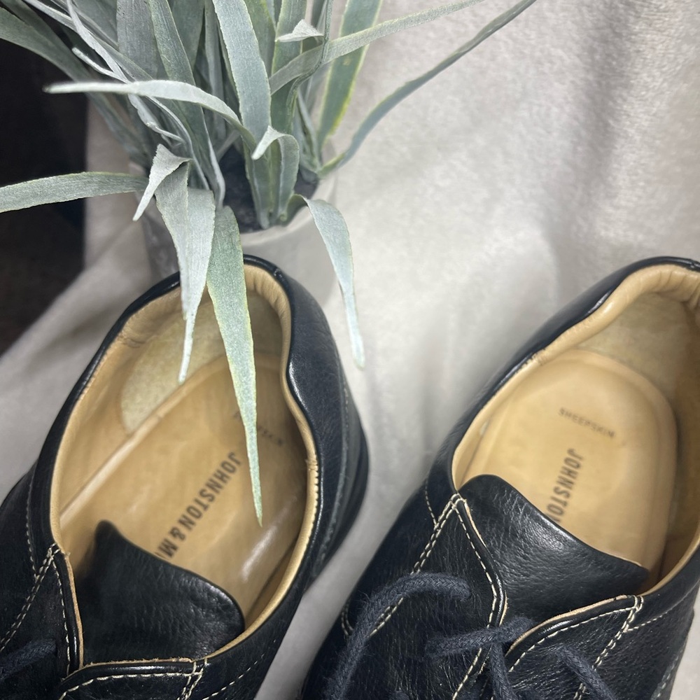 Men's Black Leather Shoes - Picture 6 of 6